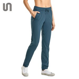 Casual Women Trousers Stretch Mid Rise Drawstring Long Pants Full Length Travel Athletic Sweatpants with Pockets 31 Inches 240508
