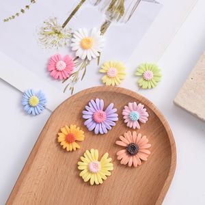 100 PCS/ロットSサイズ樹脂フラットバックスリムチャームチャーム子供ヘアクリップデコレーションDIY電話ケースアクセサリー240516