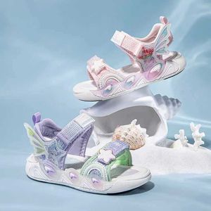 Sandals 2024 Kids Sandals for Girls and Boys Summer Sandals Sport Beach Sandals Shoes Child Rain Flats Shoes Y240515