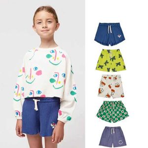 Shorts Childrens Shorts de verão 2024 Spring Summer Boys Shorts Summer Beach Girls Shorts de verão Garotos Casuais de verão D240516