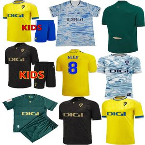 23 24 Cadiz Soccer Jerseys Cadiz CF 2023 2024 Lozano Alex Bodiger Juan Cala Camiseta Ascenso A Liga Santander Men Kids Home Away Football Shirts de Carnaval