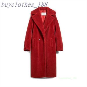 معطف الخندق في منتصف الطول للسيدات Maxmaras Wool Blend Coat Italian Brand Women Luxury Coat عالية الجودة Cashmere Coat Ehbs