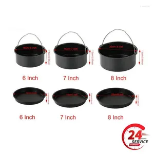 Baking Moulds Air Fryer Tray Cylinder Easy Demoulding To Clean Preferred Material High And Low Temperature Resistance Bakeware Set