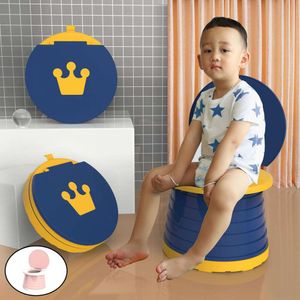 Bambini portatili che pieghezzano il sedile di allenamento del bagno per bambini vasino, facile da pulire, multi -funzioni L2405