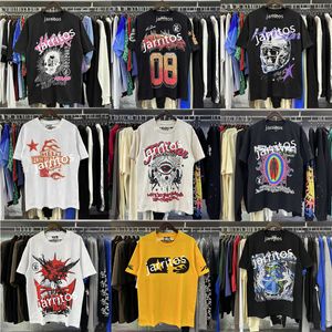 Camisetas de grife de grife de camisa masculina camisa de manga curta curta camisa de algodão rápido seco de camisa respirável Street hiphop t camisetas