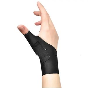 Brace elástica de pulseira de ginástica Brace suave Spica Splint Splint Protector Sports Sports Thumb Sleeve Suporte de pulso 240516