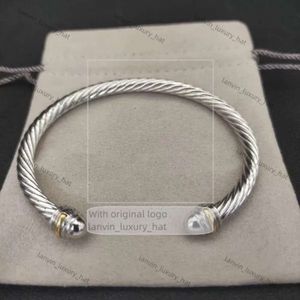 Bracciale David Yurma Bracciale Braccialetti di bracciale di lusso Braccialetti Yurma Bracciale Gioielli Donne Silver Gold Pearl Head David Yurma Bracciale a forma di cuffia Gioielli 127