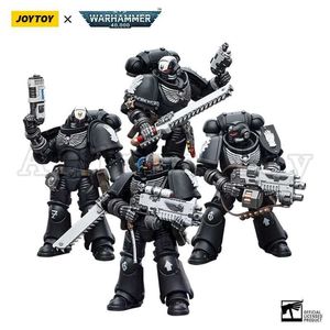 Action Toy Figures JOYTOY 1/18 Action Figure (4 pieces/set) 40K Iron Hands Intercessers Anime Military Model Free Delivery S2451536