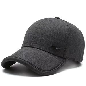 20st/Lot Men's Hat 2024 Summer Male Baseball Cap Case Golf Trucker Dad Hat Hat Outdoor Black Solid Color Windproof Justerbar Snapback