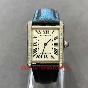 Top-Designer Bestseller Männer Uhr Cal.157 Quarz Bewegung funkelnde Herren Uhr 31 mm hochwertiges Lederband Waterdes Zifferblatt