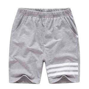 Shorts Summer shorts for older children 5-12 years childrens letters casual cotton and classic gray school student boy sports pants d240516