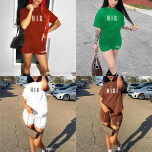 Plus Size Womens Tracksuits top Shirt And Pants Two Pieces Set Designer 2024 New Casual Street Print Of Best Friend Clothing In Multiple Colors