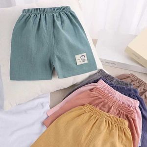 Shorts Girls and boys summer shorts multi-color fashionable and comfortable breathable striped sports shorts childrens casual pants d240516
