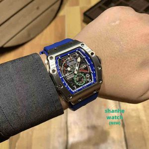 RM Watch Date Luxury Mens Mechanics Watch Wristwatch Wine Barrel RM11-04 Series Multifunktionell automatisk mekanisk finstål
