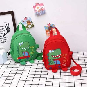 Рюкзаки милая детская мультипликационная динозавр анти -проигрыш рюкзак для детского сада мальчик и девочка мини -школьная сумка детская школьная сумка D240516