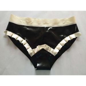 100% natürliche Latex -Gummi -Shorts handgefertigte maßgefertigte Hosen Briefs HalloweenEnencosplay, Masquerade