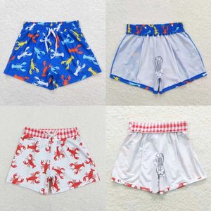 Shorts Wholesale of baby boys crayfish swimming trunks clothing childrens shorts childrens swimwear summer swimwear d240517
