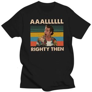 Jim Carrey Ace Ventura Pet Detective Aaallllll Righty Then Vintage Men'S T For Youth Middle-Age The Elder Tee Shirt L2405