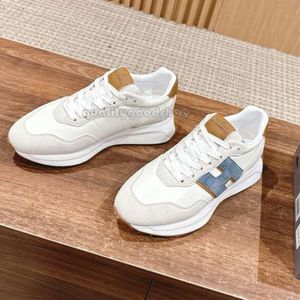 Italien Top Designer H 641 Casual Shoes H630 Hogans Shoe Womens For Man Summer Fashion Smooth Calfskin Ed Suede Leather High Quality Sneakers Storlek 38-44 26D EF