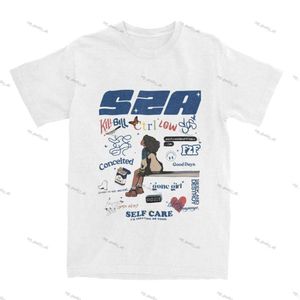 Sza sos camiseta designer camiseta moda sza sos música masculina mulher camiseta verão sono curto vintage p 572