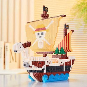 Blöcke 2250 Stücke Sunshine Pirat Schiffsgebäude DIY Navigation Schiffsmodell Miniatur Bausteine Bildungsspielzeug Kinderfeiertagsgeschenke WX