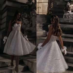 Gittle Sparkle Prom A Line Illusion Evening Suknia Elegancka herbata bez pleców formalne długie sukienki na OCN 0516