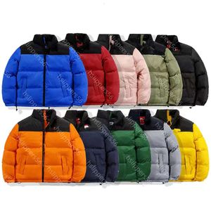 Mens Down Jacket Winter Puffer Jacket rockar jackor unisex toppar outwear broderi stativ stativ krage lös tjock blixtlås mode vinter jackor ytterkläder vinterjacke xl