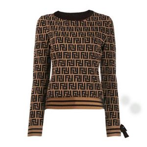 Designer Sweater Man for Woman Knit Crow Neck Womens Fashion Clothing Women Letter Luxury Designer Cardigan F Letter Alphabet Sweetshirt
