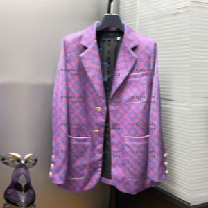 Designer di lusso Donne's Women's Goits Blazer Suit Classic Letters Autunno primavera Nuovo Top rilasciato