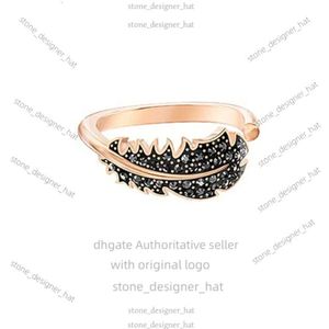Swarovskis Ring Designer Jewels Original Qualität mysteriöser Federring für Frauen mit kristallöffnungsverstellbarem Federring für Frauen 936f