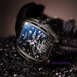 RM Designer Watch 10 najlepszych szwajcarskich marek Nowe zegarki dla mężczyzn w pełni automatyczny kwadratowy zegarek mechaniczny Hollow Waterproof Watch's Watch Trends 6tzj