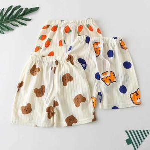 AQ6S Shorts 12 meters to 5 tons newborn baby shorts suitable for boys casual solid color summer thin clothing d240517