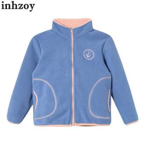 Cosplay Boys Girls Polar Fleece Jacket toppar unisex barn vår hösten ytterkläder lång ärmstativ stativ krage dragkedja tröja med micksl2405