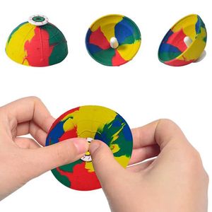 Dekompressionsleksak fidget Toy Hip Hop Pops gummi anti -tryck studsande boll studsande roterande skål roterande topphoppning popper boll barns leksak B240515