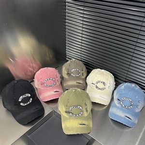 Designer maschere Cappello da secchio per uomini Donne Rinestone marchio Letter Caps 4 Season