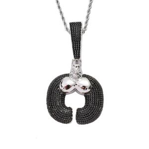 Pendant Necklaces Hip Hop Gorilla Pendant Hi Micro Set Zircon Personalized Diamond Necklace Street Fashion Cool Necklace