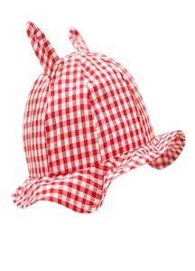 2020 spring and autumn cotton thin baby cover shade cute princess plaid basin hat fisherman hat5337646