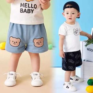 Shorts Summer childrens shorts boys cotton pants girls shorts childrens underwear childrens beach shorts sports pants baby clothing d240517