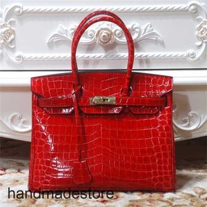 Women's Bag 2024 Platinum Crocodile Tote Pattern Women's Genuine Leather Women's Handbag Personality DVIM
