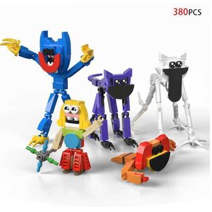 Other Toys New Smiling Animal Action Picture Building Block Collection Horror Game Poppy Building Toy Childrens Birthday Gift Easter S245163 S245163