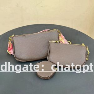 Multi Pochette Bag crossbody väskor Handväskor Kvinnor Handväskor Purses Läderkoppling Ryggsäck Plånbok Fashion Shoulder Bags