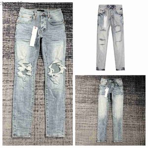 Designer Jeans Herren Denim Stickhosen Mode Löcher Hosen US-Größe 30-38 Hip Hop Distressed Reißverschlusshose für männliche Top Sell Pvzj