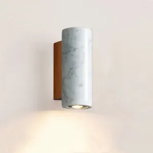 Wall Lamp Scandinavian Minimalist El Homestay Sconce Light Cylindrical Marble E27 GU10 Room Living Dining LED Lamps