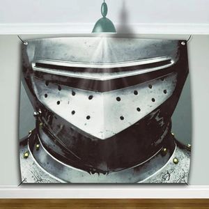 Gobeliny plakat z maską Knight Armor Druku