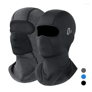 Campos de ciclismo verão tampa ao ar livre de proteção UV Men Bicycle Motorcycle Balaclava Running Hucking Cooling Sport Sport Sports Sports