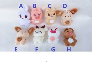 10 cm kpop St Jeonghan Joshua Jun Hoshi Plush Rabbit Baby Tiger Cat Cat Doll Blucz Kreskówki Pchane zabawy