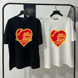 15styles Designer Herren Womens T-Shirt Mode reine Baumwolle kurzärmeliges Sommer-Rundhals-T-Shirt für Paare Top-T-Shirts Größe XS-5xl CSD24051615