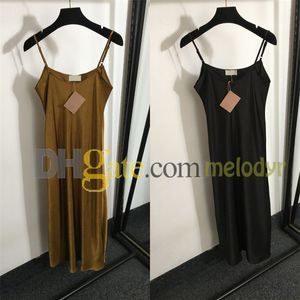 Women Party Dress Sexy Sling Dress Jacquard Slim Fitting Camisole Skirts Luxury Designer Sleeveless Dresses