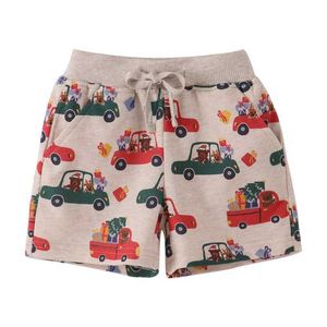 Shorts Jumping Meters 2-7T New Arrival Car Baby Shorts Summer Dragging Toddler Shorts Hot Selling Boys and Girls Clothing Pants d240516