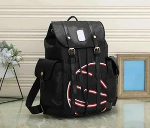 Bagaż plecakowy o dużej pojemności Torba dla kobiety mężczyzna czarny kwiat torby podróżne projektant Plecak torebki